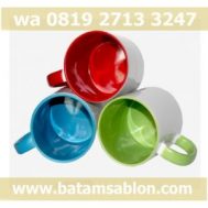 Percetakan mug batam, mug souvenir batam murah wa 081927133247