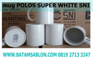 mug polos super white sni quality